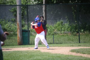 Ethan Arbit playing baseball