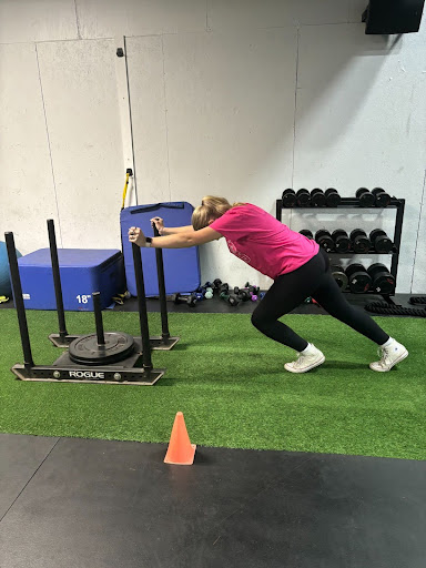 Makayla Beane Sled Push