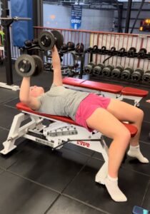 Sydney Santucci Chest press